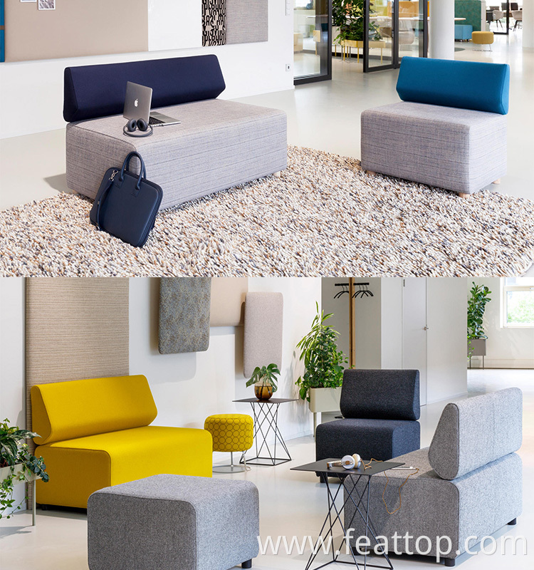 Factory Supply Modern Design Comfortable Furniture Fabric Living Room Sofa Chair Set